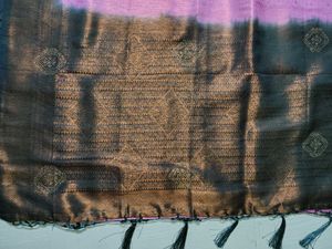 Elegant Pink Silk Saree