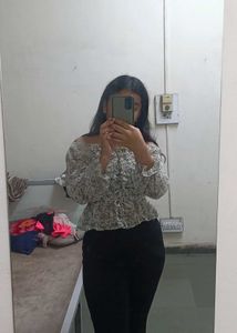 Off Shoulder Floral Top