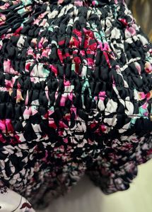 Floral Print Off-Shoulder Dress
