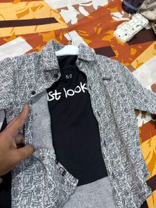 Boy&#39;s Shirt and Tee Combo