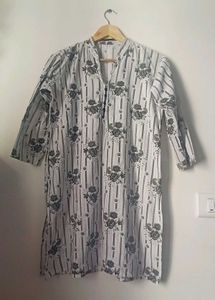 Floral Print Kurta