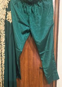 Festive  Green Kurta And Lower