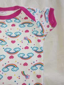 Rainbow Cloud Baby Onesie – Soft Cotton
