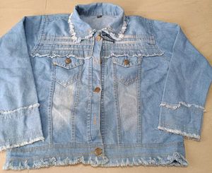 Stylish Denim Jacket, L Size
