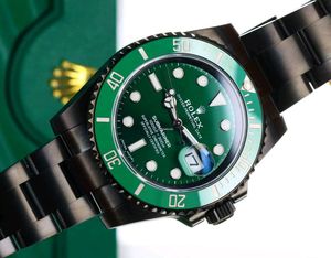 ROLEX PREMIUM LADIES BLACK CHAIN WATCH