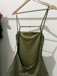 Forever 21 Faux Croc Backless Mini Dress