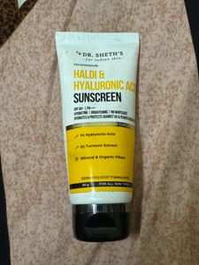 Sunscreen - Dr Sheth’s Haldi and hyaluronic
