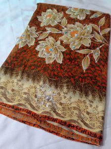 Floral Print Embroidery Saree 😍