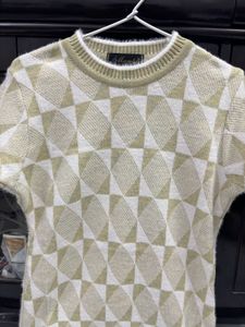 Patterned Knit Sweater