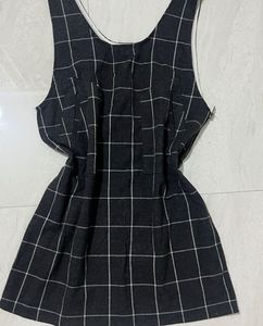 Plaid Sleeveless Dress