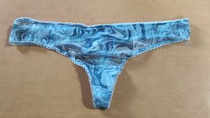 Blue Marble Thong