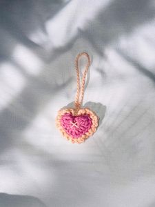 Crochet Heart Charms 💗🎀
