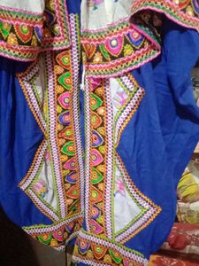 Blue  White Dhoti Kediyu