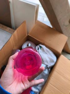 Pink Plastic Water Bottle for ₹25 each