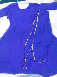 Royal Blue Anarkali Suit