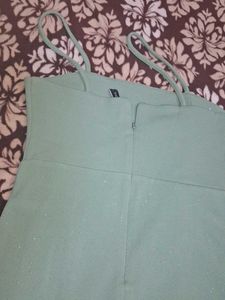 olive green Bodycon Mini Dress , S