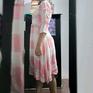 Pink And White Beautiful One Piece