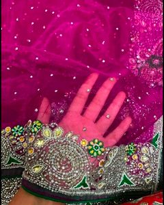 Set Of 3Purple Heavywork Partywear Saree✨💕