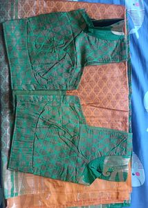 Silk Cotton Yellow Saree