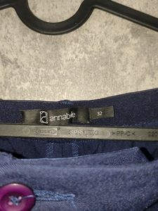 Navy Blue Formal Pants - Annabelle Pantaloons