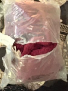 Maroon Faux Fur Jacket