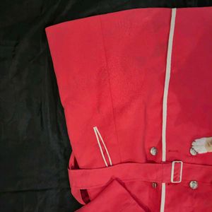 Stylish Red Trench Coat| korean