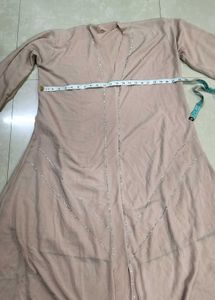 Elegant Blush Pink Abaya.Size 44.Length 51