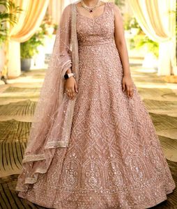 Pastel Peach Lehenga Choli