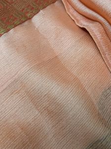 New Peach Saree 💝