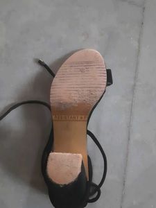 Black Wedge Criss- Cross Sandel
