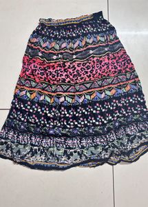 Colorful Patterned Skirt