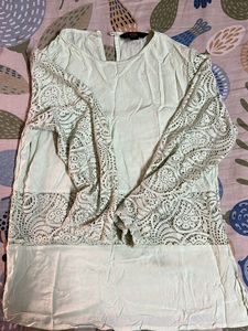 Elegant Lace Sleeve Top