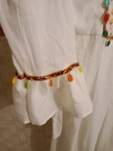 Zara White Kurti