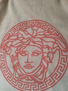 Pink &amp; White Graphic Hoodie