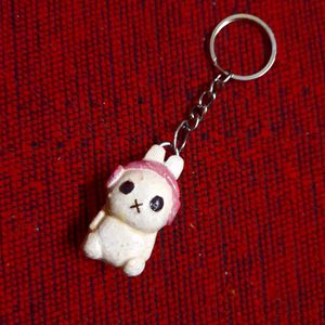 Cute Bunny Keychain