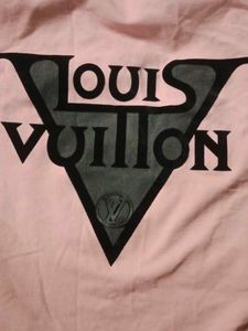 Pink Louis Vuitton Inspired T-Shirt Dress