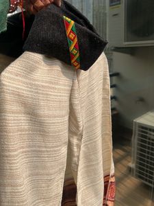 Ethnic Woolen Cap & Stole Set