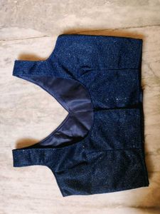 Sparkly Navy Blouse