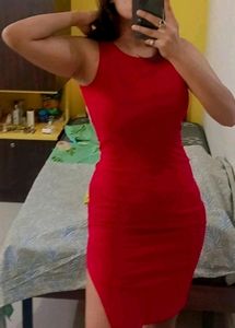 #Sold# Red Bodycon Dress