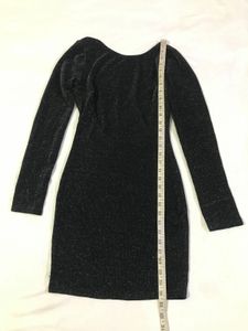 Black With Shimmers Party Wear Bust 34-38