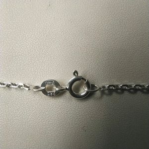 925 Silver हनुमान गदा Pandent + Chain Set.