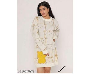 Over Sized Sweatshirt Dress