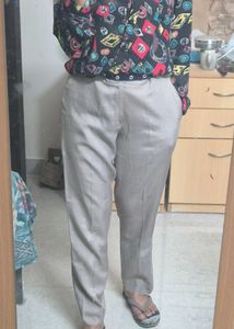 Light Beige Formal Trousers – Size 32(Loose Fit)