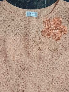 Peachish Orange Top