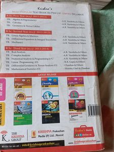 Bsc 2nd Year Mathematics Book  For CCS University