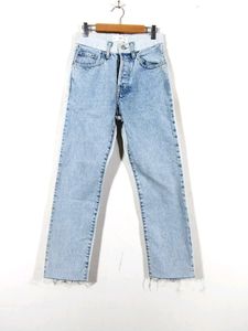 MC.CB.39 MNG Mid Rise 2 Tone Button Fly Jeans