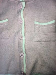 Pink Cardigan with Pockets