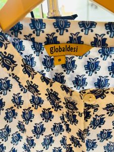 Elegant Blue Printed Kurta
