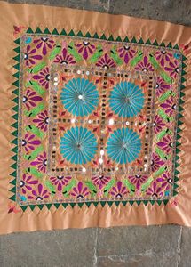 Embroidered Textile Art (Desi Kathiyawadi)