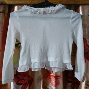 Cute White Cardigan